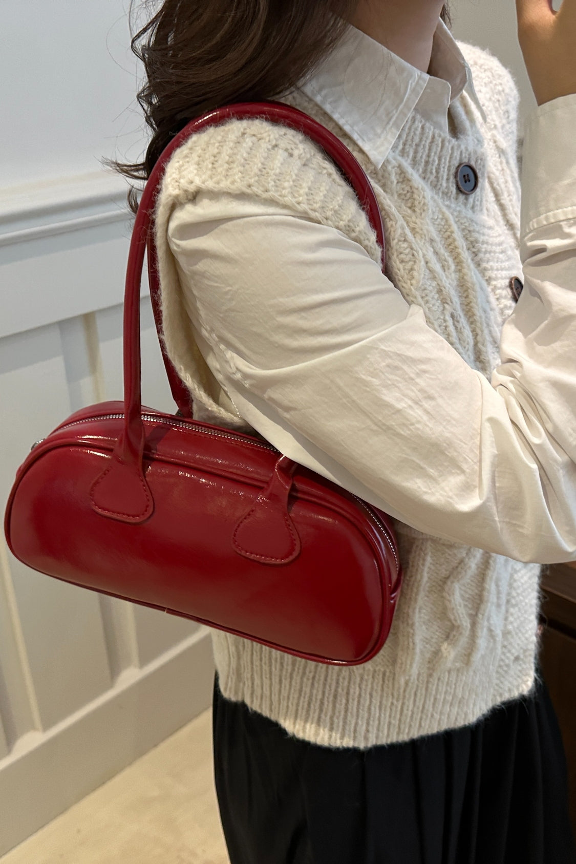 Classic PU Leather Shoulder Bag