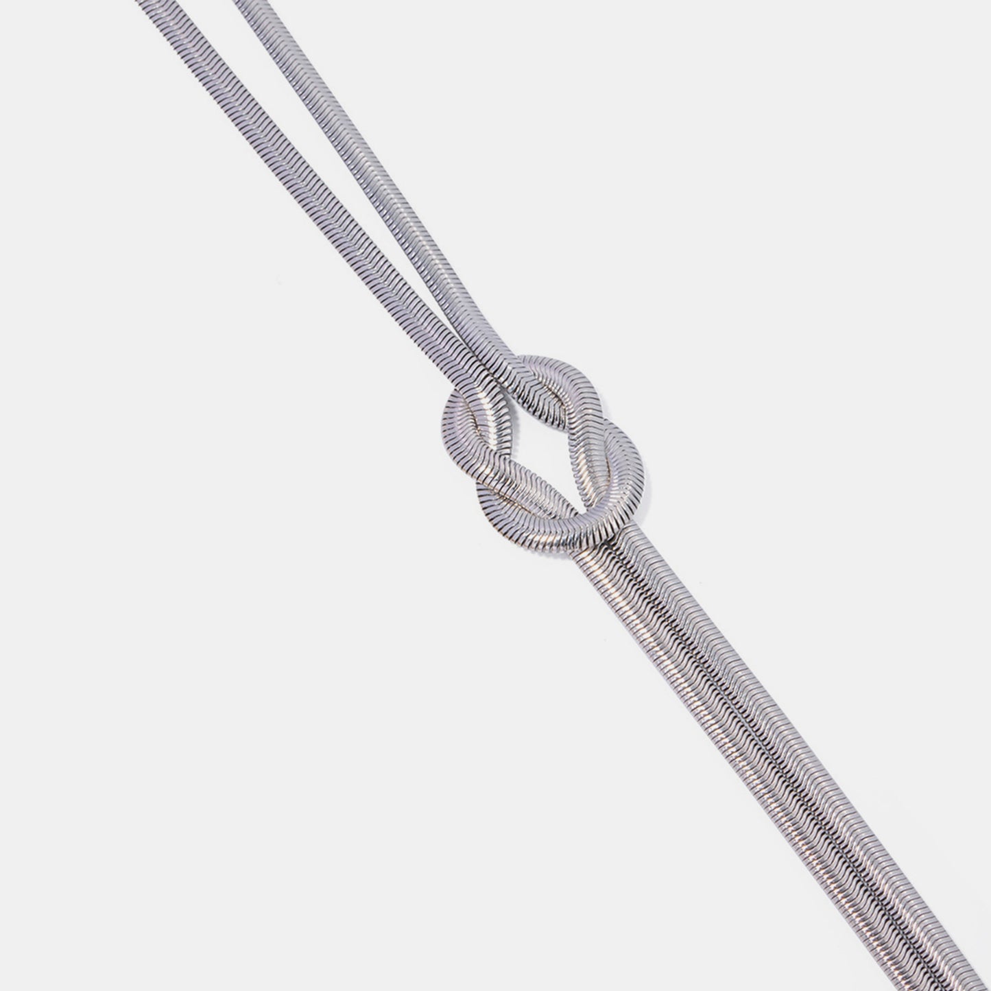 Double Layer Herringbone Choker Necklace